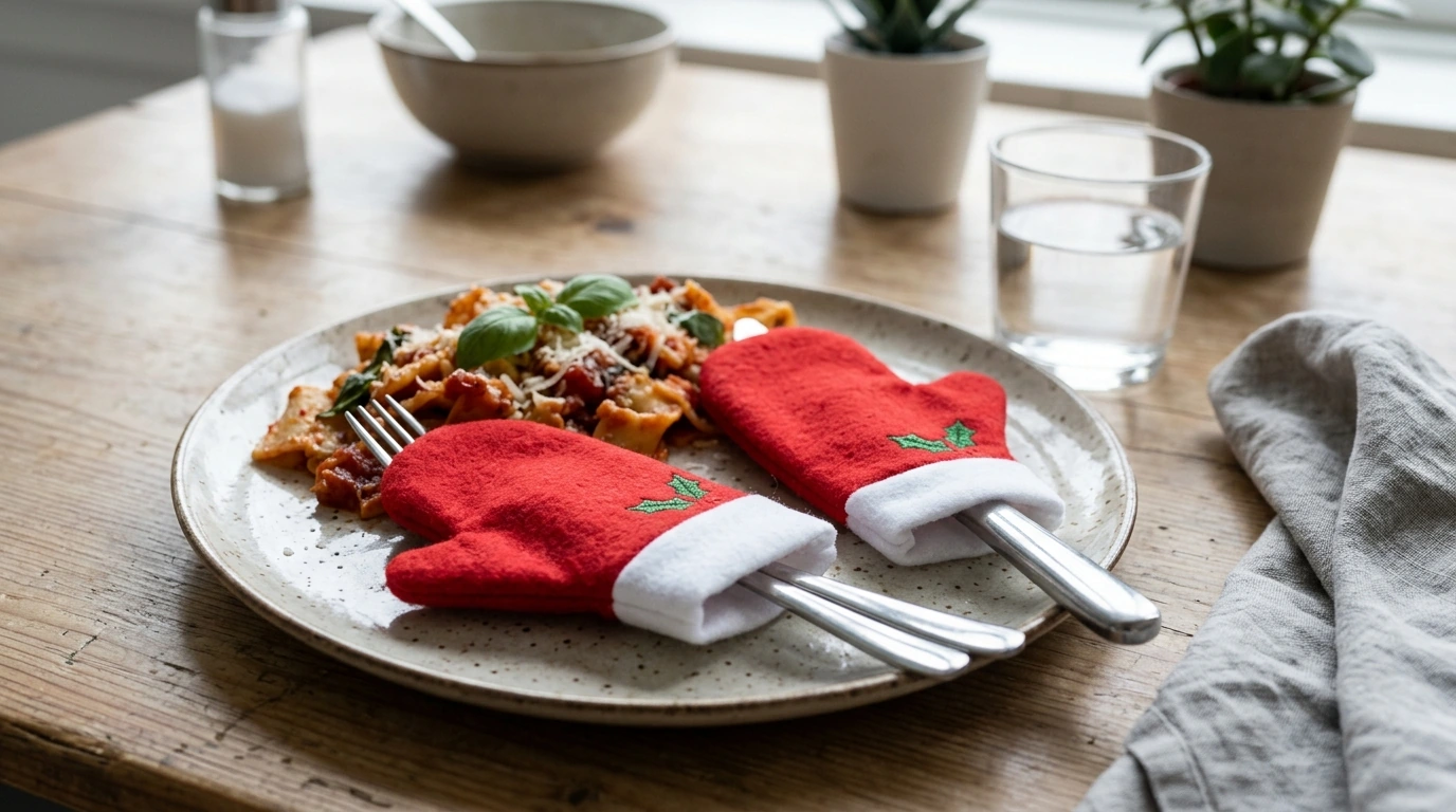 Use Christmas Cutlery Covers Year-Round Without Overdoing It