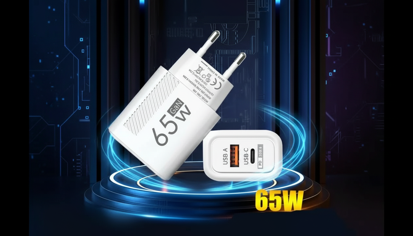How 65W GaN USB-C Chargers Share Power Between Two Devices